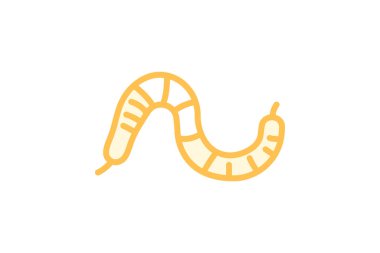 Solucan Eylem, vektör, piksel mükemmel, illüstratör dosyası