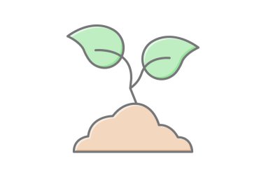 Filizlenen Umut, vektör, piksel mükemmel, illüstratör dosyası