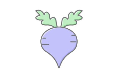 Şeker Pancarı Yaprağı, vektör, piksel mükemmel, illüstratör dosyası