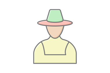 Hay In Sunset, vektör, piksel mükemmel, illüstratör dosyası