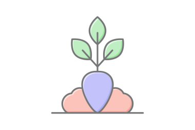 Sağlıklı Ekinler, vektör, piksel mükemmel, çizer dosyası