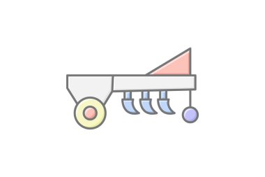 Pulluk izleri, vektör, piksel mükemmel, illüstratör dosyası