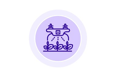 Hassas tarım, vektör, piksel mükemmel, illüstratör dosyası