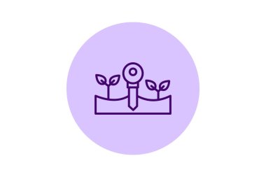 Toprak Tarama Sistemi, vektör, piksel mükemmel, illüstratör dosyası