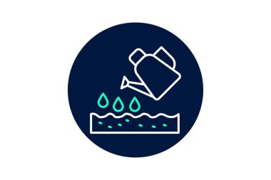 Sulanmış toprak, vektör, piksel mükemmel, illüstratör dosyası