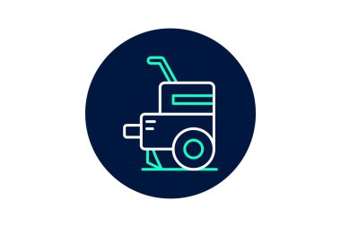 Cultivator Machine, vektör, piksel mükemmel, illüstratör dosyası