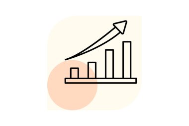 Dikey Büyüme, vektör, piksel mükemmel, illüstratör dosyası