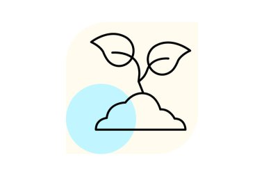 Filizlenen Umut, vektör, piksel mükemmel, illüstratör dosyası