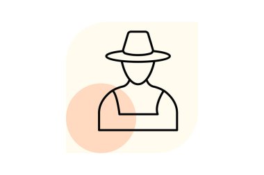 Hay In Sunset, vektör, piksel mükemmel, illüstratör dosyası