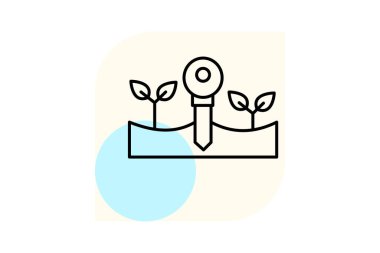 Toprak Tarama Sistemi, vektör, piksel mükemmel, illüstratör dosyası