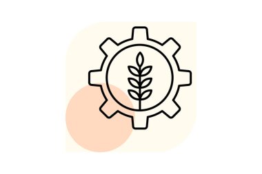 Tarım Kurulumu, vektör, piksel mükemmel, illüstratör dosyası