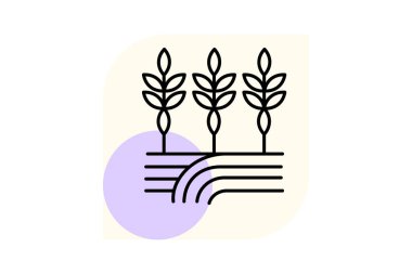 Ekinler, vektör, piksel içinde yol mükemmel, illüstratör dosyası