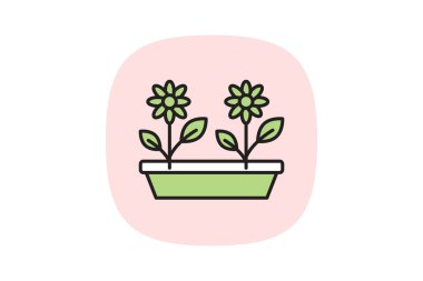 Bahçe Yatağı Hazırlık, vektör, piksel mükemmel, illüstratör dosyası