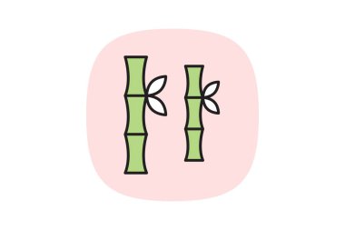 Şekerkamışı Satır, vektör, piksel mükemmel, illüstratör dosyası