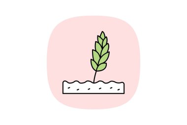 Seedling Rise, vektör, piksel mükemmel, illüstratör dosyası