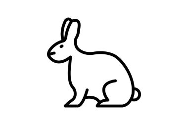 Tavşan, vektör, piksel mükemmel, illüstratör dosyası