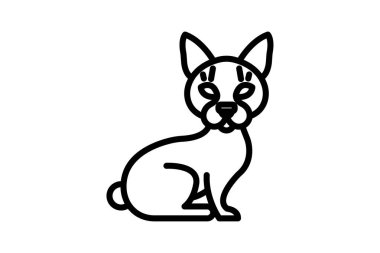 Sphynx Kedi, vektör, piksel mükemmel, illüstratör dosyası