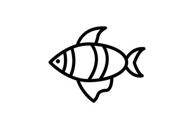 Palyaço balığı, vektör, piksel mükemmel, illüstratör dosyası