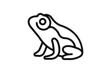 Afrika Cüce Kurbağası, vektör, piksel mükemmel, illüstratör dosyası