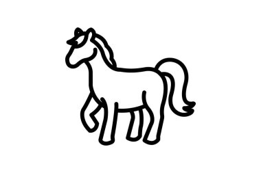 Midilli, vektör, piksel mükemmel, çizer dosyası