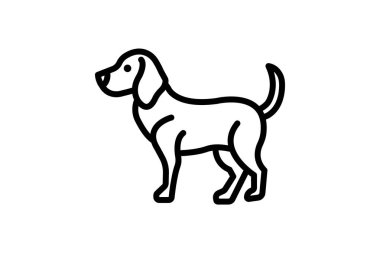 Beagle, vektör, piksel mükemmel, illüstratör dosyası