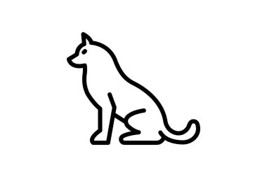 Husky, vektör, piksel mükemmel, illüstratör dosyası