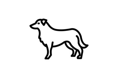 Collie Kenarı, vektör, piksel mükemmel, illüstratör dosyası