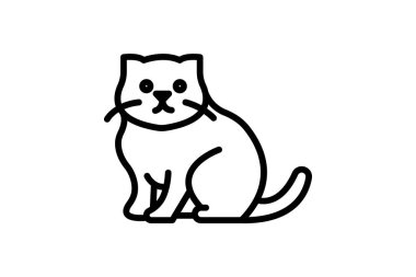 İskoç Katlaması, vektör, piksel mükemmel, illüstratör dosyası