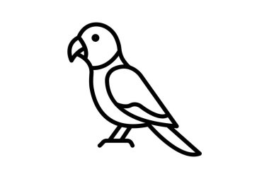 Güneş Conure, vektör, piksel mükemmel, illüstratör dosyası