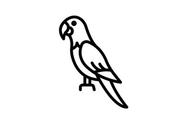 Mavi ve Altın makav, vektör, piksel mükemmel, illüstratör dosyası