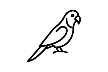 Quaker Papağanı, vektör, piksel mükemmel, illüstratör dosyası