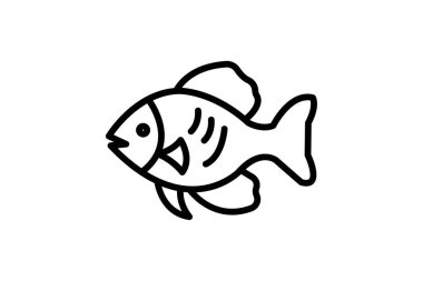 Discus Fish, vektör, piksel mükemmel, illüstratör dosyası