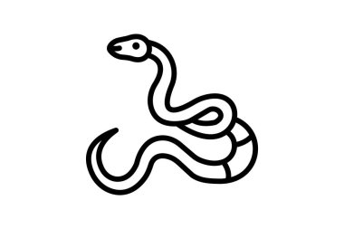 Süt Yılan, vektör, piksel mükemmel, illüstratör dosyası