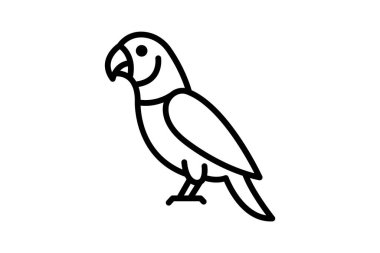 Hint Halkası Papağan, vektör, piksel mükemmel, illüstratör dosyası