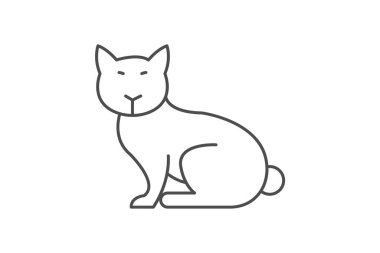 Siyam kedisi, vektör, piksel mükemmel, illüstratör dosyası