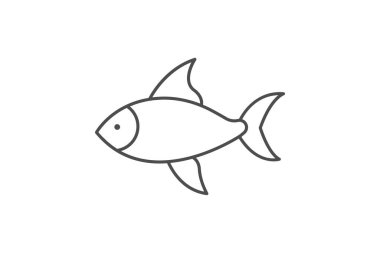 Tetra Balık, vektör, piksel mükemmel, illüstratör dosyası