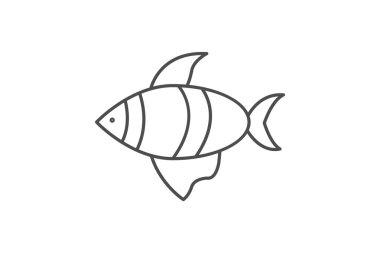 Palyaço balığı, vektör, piksel mükemmel, illüstratör dosyası