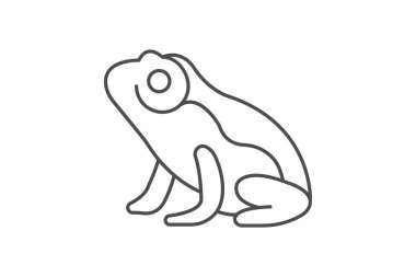 Afrika Cüce Kurbağası, vektör, piksel mükemmel, illüstratör dosyası