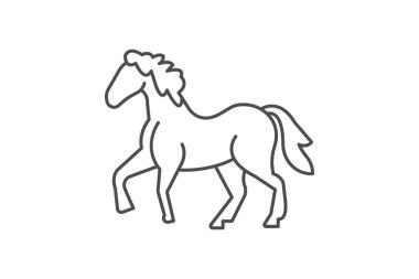 Minyatür At, vektör, piksel mükemmel, illüstratör dosyası