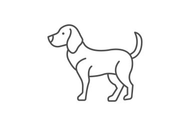 Beagle, vektör, piksel mükemmel, illüstratör dosyası