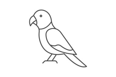 Güneş Conure, vektör, piksel mükemmel, illüstratör dosyası