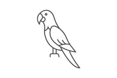 Mavi ve Altın makav, vektör, piksel mükemmel, illüstratör dosyası