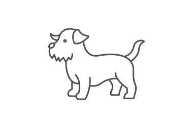 Norfolk Terrier, vektör, piksel mükemmel, illüstratör dosyası