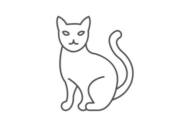 Rus Mavi Kedisi, vektör, piksel mükemmel, illüstratör dosyası