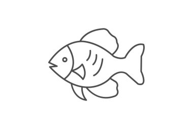 Discus Fish, vektör, piksel mükemmel, illüstratör dosyası