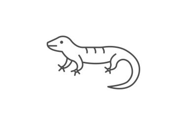 Mavi Dilli Skink, vektör, piksel mükemmel, illüstratör dosyası