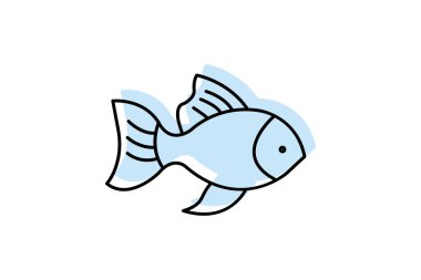 Japon Balığı, vektör, piksel mükemmel, illüstratör dosyası