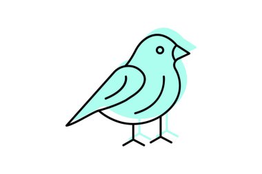 Finch, vektör, piksel mükemmel, çizer dosyası