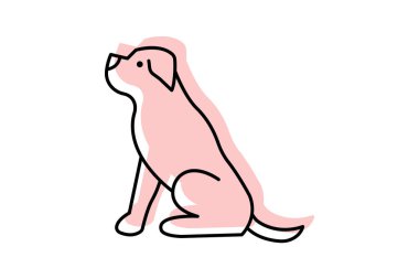 Rottweiler, vektör, piksel mükemmel, illüstratör dosyası