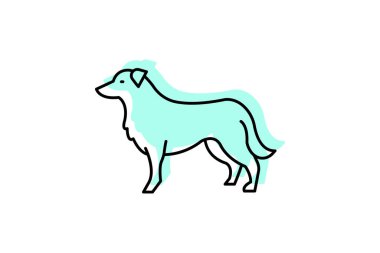 Collie Kenarı, vektör, piksel mükemmel, illüstratör dosyası